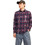 Jack & Jones Ανδρικό Πουκάμισο Βαμβακερό Καρό Μακρυμάνικο Κανονική Γραμμή Μπορντό 12258429