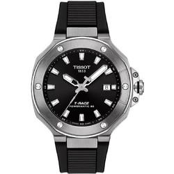 Tissot T-Race Ανδρικό Ρολόι Αυτόματο με Μαύρο Καουτσούκ Λουράκι T141.807.17.051.00