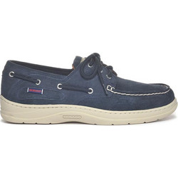 Sebago Ανδρικά Μοκασίνια Boat Shoes Καστόρινα Navy Μπλε L71131QW-A97R