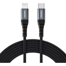 Choetech IP0039 Braided USB-C to Lightning Cable 1.2m Black 6971824975079