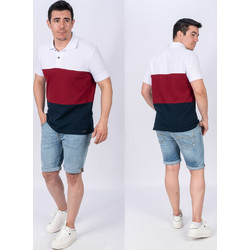 Paco & Co Ανδρική Μπλούζα Polo Κοντομάνικη Μπορντό 2431089
