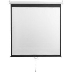 SBOX PSM-112-2 Οθόνη Προβολής Projector Τοίχου / Οροφής 1:1 200x200cm / 112"
