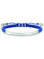 Thomas Sabo Γυναικείο Βραχιόλι Μακραμέ από Κορδόνι & Ασήμι A00668971L