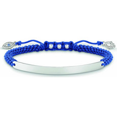 Thomas Sabo Γυναικείο Βραχιόλι Μακραμέ από Κορδόνι & Ασήμι A00668971L