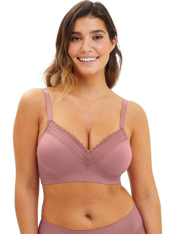 Sans Complexe Bralette χωρίς Μπανέλα Ροζ 56LAG98