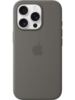 Apple Silicone MagSafe Back Cover Stone Grey (iPhone 16 Pro)