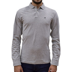 Hackett Ανδρική Μπλούζα Polo Μακρυμάνικη Γκρι HM550847-913
