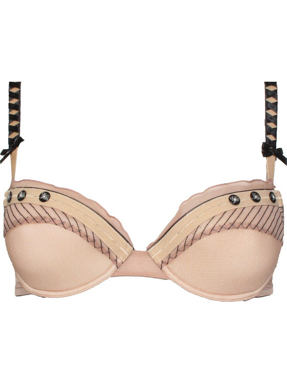 John Galliano Σουτιέν Balconette με Μπανέλα Nude 135GB-PINK