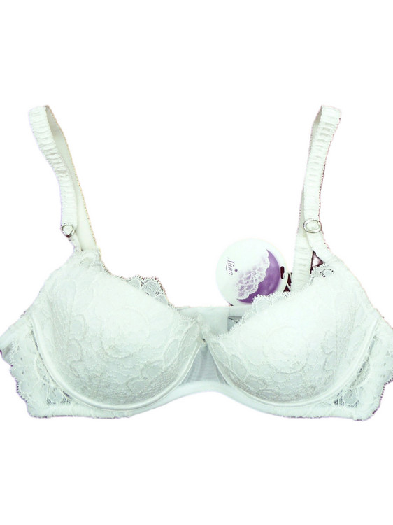 Luna Σουτιέν Balconette Push Up με Μπανέλα Λευκό 11132