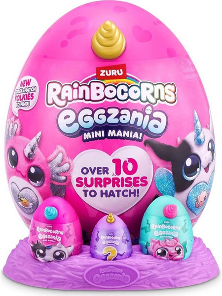 Zuru Eggzania Mini Mania Rainbocorns Surprise Διάφορα Σχέδια