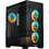Gigabyte C500 Panoramic Stealth Black Gaming Midi Tower Κουτί Υπολογιστή RGB με Πλαϊνό Παράθυρο
