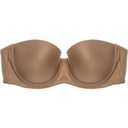 Luna Σουτιέν Strapless με Ελαφριά Ενίσχυση με Μπανέλα Μπεζ 1176C