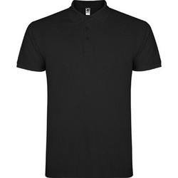 Roly Ανδρική Μπλούζα Polo Κοντομάνικη Μαύρη PO6638