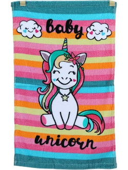 Carbotex Unicorn Παιδική Πετσέτα Προσώπου / Χεριών 50x30cm Πολύχρωμη