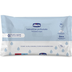 Chicco Μωρομάντηλα Χωρίς Οινόπνευμα 72τμχ