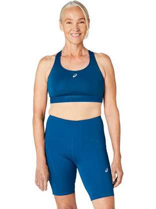 ASICS Road Compression Αθλητικό Μπουστάκι με Υψηλή Στήριξη & Ελαφριά Ενίσχυση Πετρόλ 2012C995-400