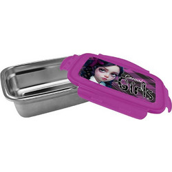 Graffiti Casual Girls Ανοξείδωτο Παιδικό Δοχείο Φαγητού Μωβ 800ml
