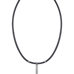 CAT Obsidian Ανδρικό Κολιέ από Ατσάλι J005N10112