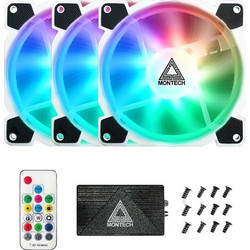 Montech Z3 Pro Case Fan 120mm ARGB με Σύνδεση 3-Pin 4-Pin PWM 3τμχ