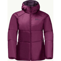 Jack Wolfskin Bergland Γυναικείο Μπουφάν Χειμωνιάτικο Puffer Μακρύ Αντιανεμικό Μωβ 1207221-1014