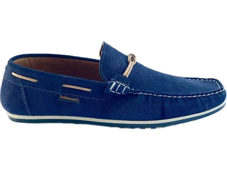 Commanchero Ανδρικά Μοκασίνια Loafers Καστόρινα Royal Blue 8101