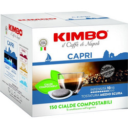 Kimbo Κάψουλες Espresso Capri Συμβατές με Μηχανή E.S.E Pod 150τμχ