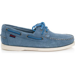 Sebago Portland Flesh Out Ανδρικά Μοκασίνια Boat Shoes Καστόρινα Γαλάζια L7111PTW-A6K