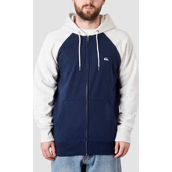 Quiksilver Everyday Ανδρική Ζακέτα Φούτερ με Κουκούλα και Φερμουάρ Μπλε Λευκή EQYFT04766-BYJ0
