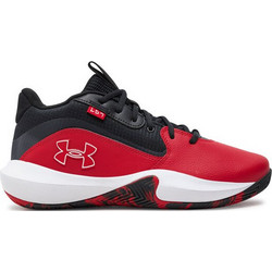 Under Armour Lockdown 7 Ανδρικά Αθλητικά Παπούτσια για Μπάσκετ Κόκκινα 3028512-600