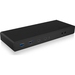 RaidSonic Icy Box IB-DK2245AC USB-C Docking Station με DisplayPort / HDMI 4K PD Ethernet και Σύνδεση 2 Οθονών