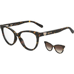 Love Moschino MOL051/CS-086HA Γυναικείος Σκελετός Γυαλιών Οράσεως Κοκάλινος Ταρταρούγα