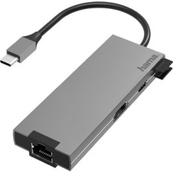 Hama 00200109 USB-C Docking Station με HDMI 4K Ethernet