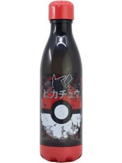 Stor Pokemon Thunderstruck Παιδικό Παγούρι Πλαστικό BPA Free Μαύρο 660ml