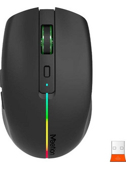 Meetion BTM002 Ασύρματο Bluetooth Ποντίκι Black