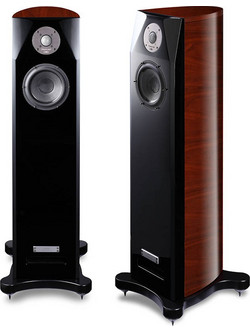 Usher Dancer Mini One Diamond Ζεύγος Ηχείων Hi-Fi Δαπέδου 2 Δρόμων High Gloss Walnut