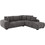 HomeMarkt Coven Καναπές Δεξιά Γωνία Γκρι 298x208x85cm HM3266.03R