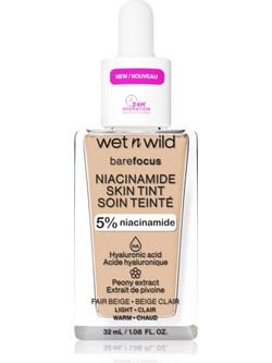 Wet n Wild Bare Focus Niacinamide Fair Beige Liquid Make Up 32ml