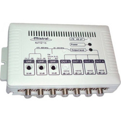 Mistral 4X112 Ενισχυτής Σήματος Κεραίας Τηλεόρασης Κεντρικός 40dB 2xUHF-VHF