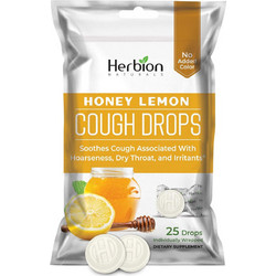 Herbion Naturals Καραμέλες για Βήχα Λεμόνι & Μέλι 25τμχ