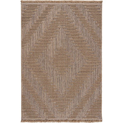 MADI Χαλί Ορθογώνιο Καλοκαιρινό 200x240cm Acute Symmetry Beige