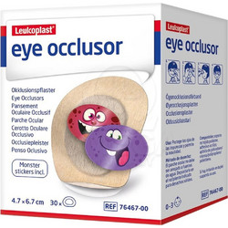 Leukoplast Οφθαλμικά Επιθέματα Μπεζ 67x47mm 30τμχ