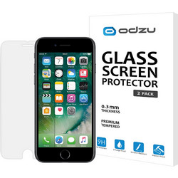 Odzu Screen Protector Tempered Glass 2-pack (iPhone SE 3rd Gen. / 6s / 7 / 8)