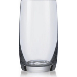Crystalex Ποτήρι Νερού Γυάλινo Ideal Λευκό 380ml CLX25015001