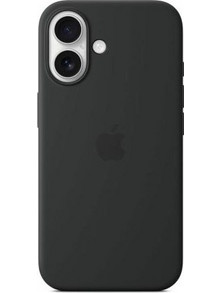 Apple Silicone MagSafe Back Cover Black (iPhone 16)
