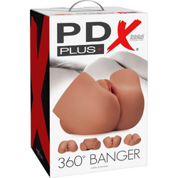 Pipedream PDX Plus 360 Banger Κολπικό & Πρωκτικό Αυνανιστήρι Brown