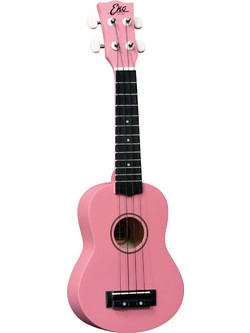Eko Guitars Uku Primo Soprano Pink