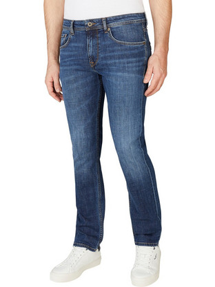 Pepe Jeans Cash Ανδρικό Τζιν Παντελόνι Ελαστικό Κανονική Εφαρμογή Navy Μπλε PM207393DU64-000