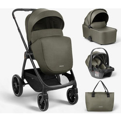 KikkaBoo Modena Καρότσι Μωρού 3 σε 1 Army Green