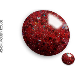 Gel.It.Up 2454 Moulin Rouge Glitter Ημιμόνιμο Βερνίκι Νυχιών
