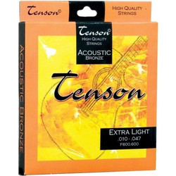 Tenson 010-047 Σετ 6 Χορδές Ακουστικής Κιθάρας Bronze Extra Light Tension